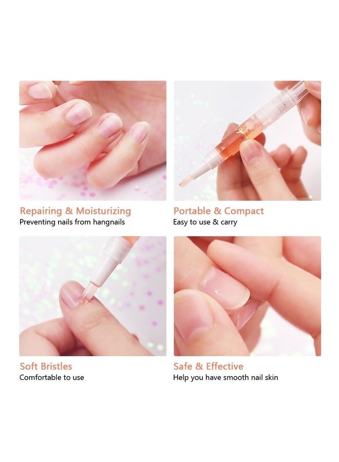 مجموعة أقلام زيت للعناية بالأظافر والجلد المحيط بها مكونة من 10 قطع متعدد الألوان - Image 5