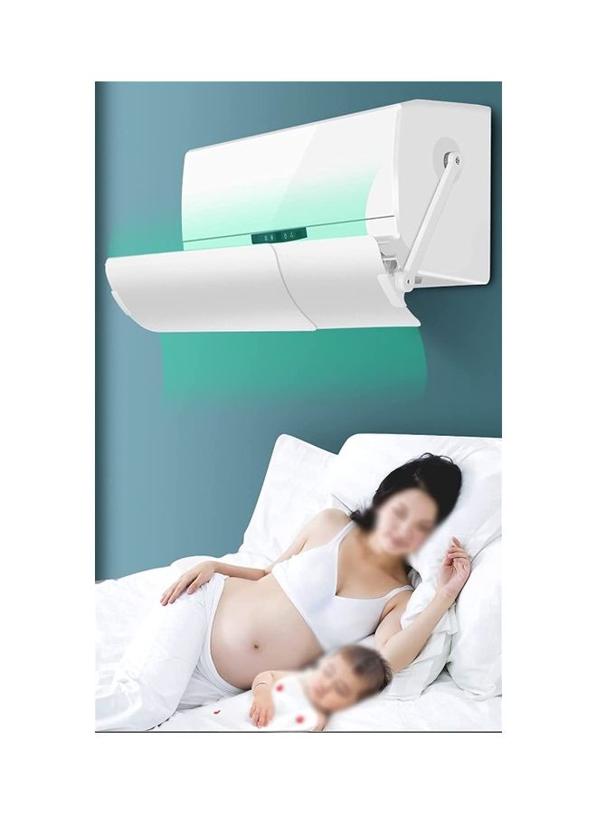 XiuWoo Adjustable Air Conditioner Deflector T139 White - Image 4