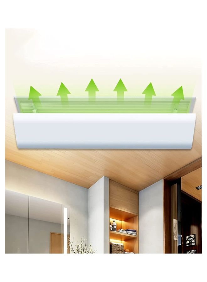 XiuWoo Adjustable Air Conditioner Deflector T51 White  - Image 3