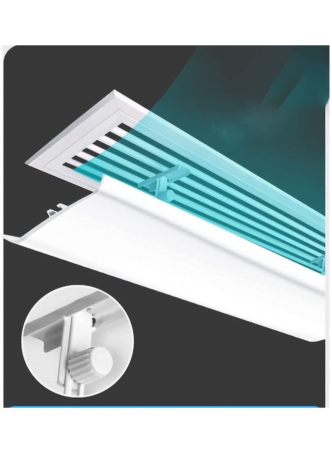 XiuWoo Adjustable Air Conditioner Deflector T51 White  - Image 4