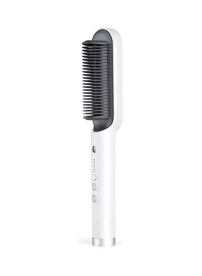 Hair Straightener Brush White/Black - v1626809240/N49326967A_1