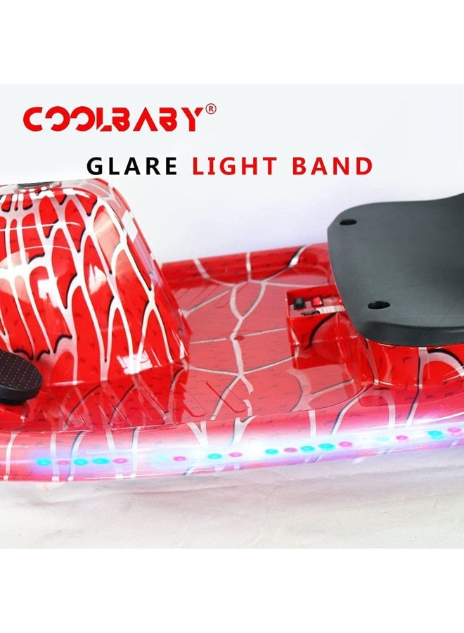 Cool Baby Drift Crazy Cart Kids Go Electric Scooter with Helmet Protective Gear 9.5kg - Image 4