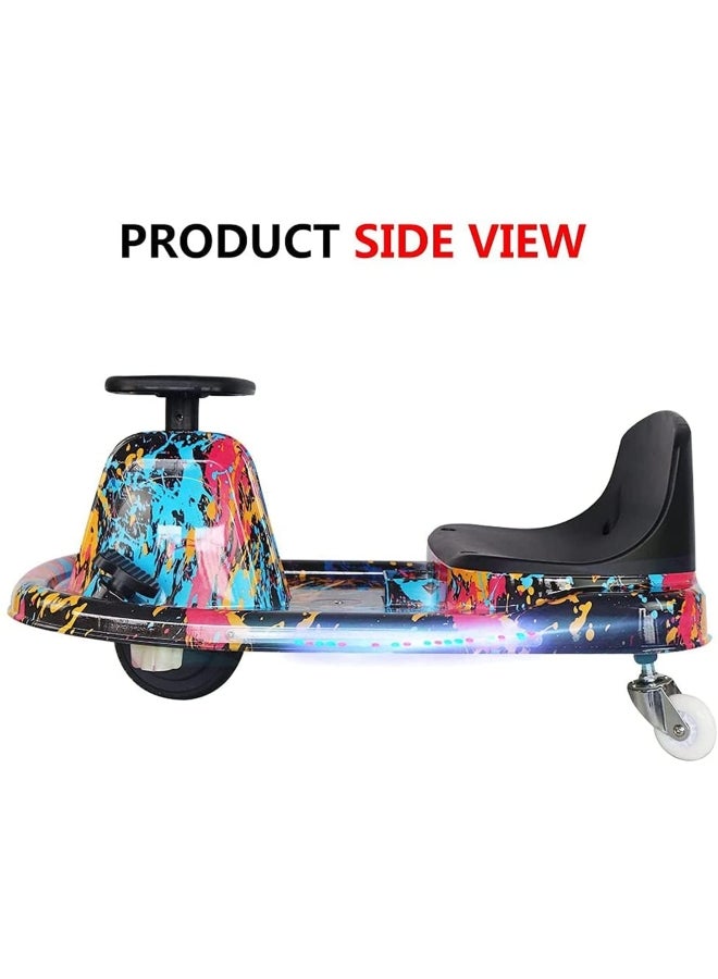 Cool Baby Drift Crazy Cart Kids Go Electric Scooter with Helmet Protective Gear 9.5kg - Image 2