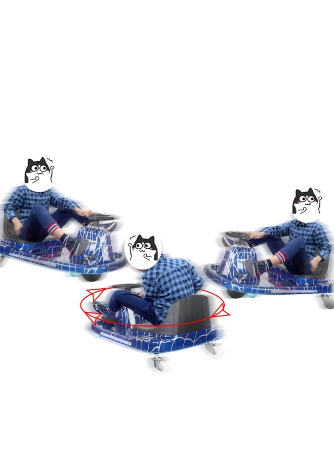 Cool Baby Drift Crazy Cart Kids Go Electric Scooter with Helmet Protective Gear 9.5kg - Image 5