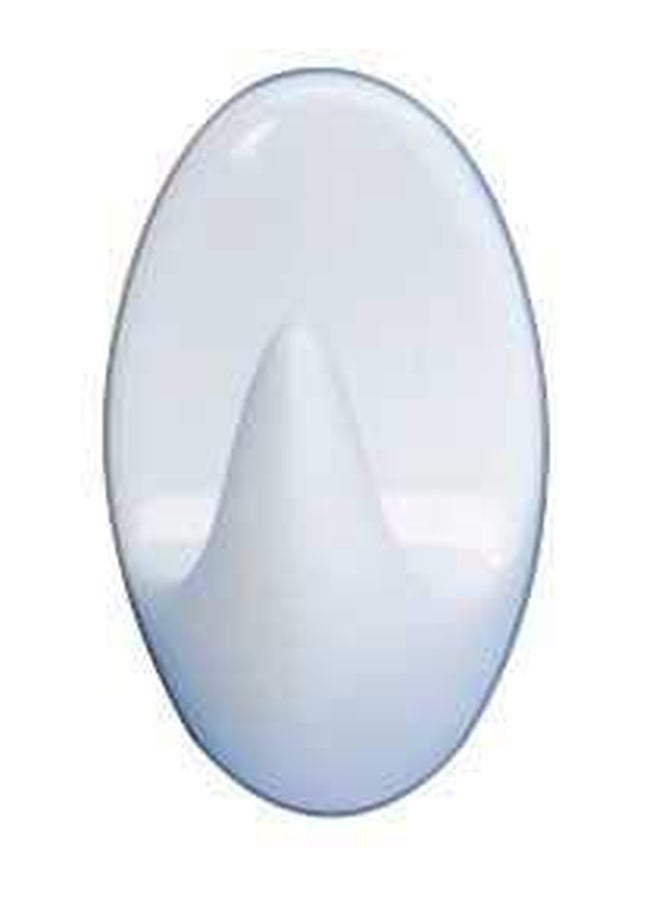 Multifunctional Wall Mounted Liliput Hook White 0.79inch