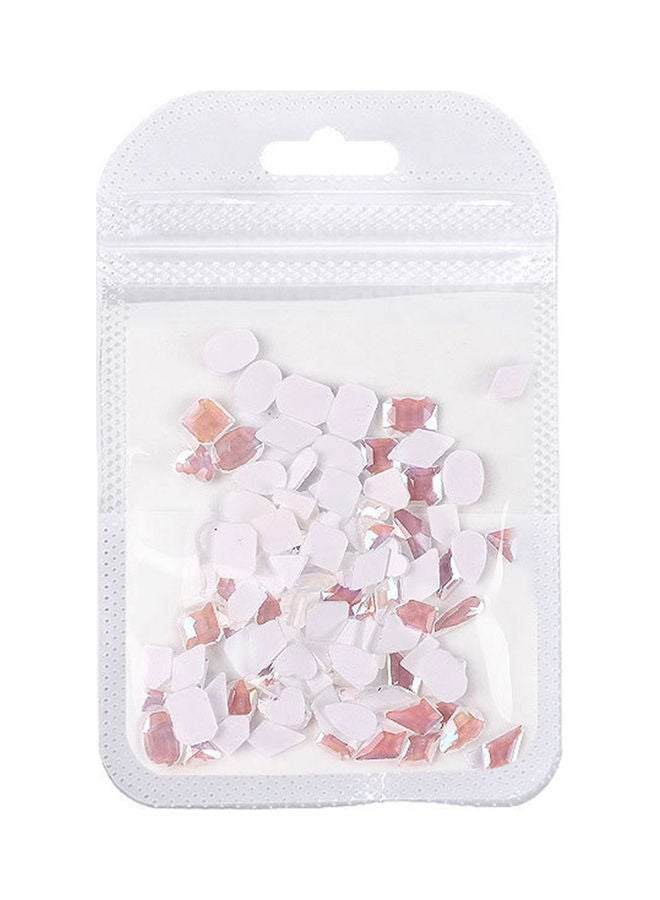 3D Rhinestone Set For Nail Art Pink
