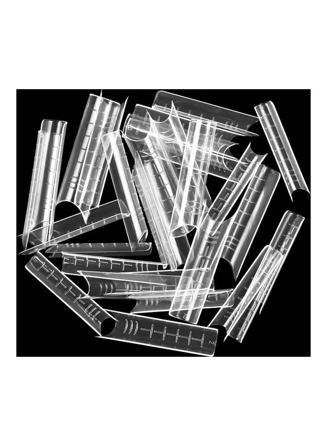 دوبورك أطراف أظافر احترافية مكونة من 120 قطعة مع علبة بلاستيكية شفاف - Image 2