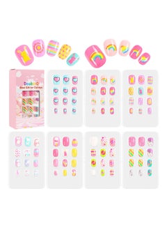 DOUBORQ 84-Piece False Nail Tip Set Multicolour  - Image 1