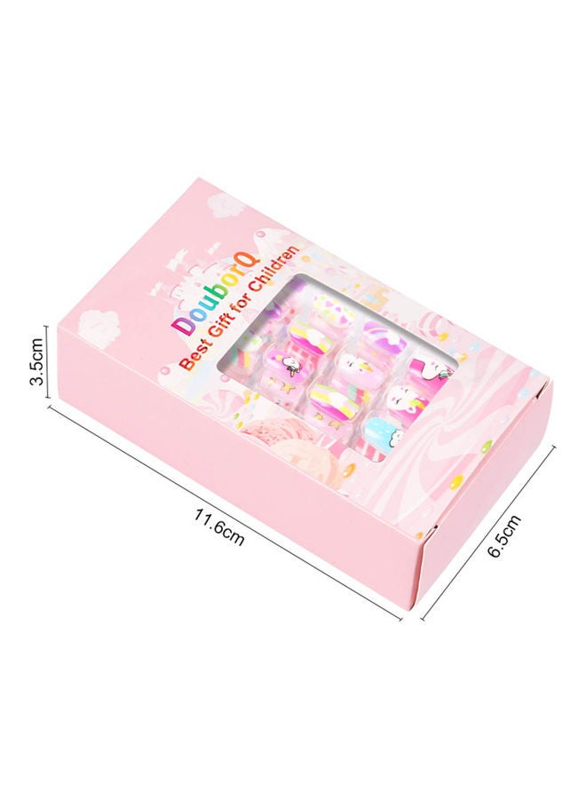 دوبورك طقم أطراف أظافر صناعية مكون من 84 قطعة متعدد الألوان - Image 5