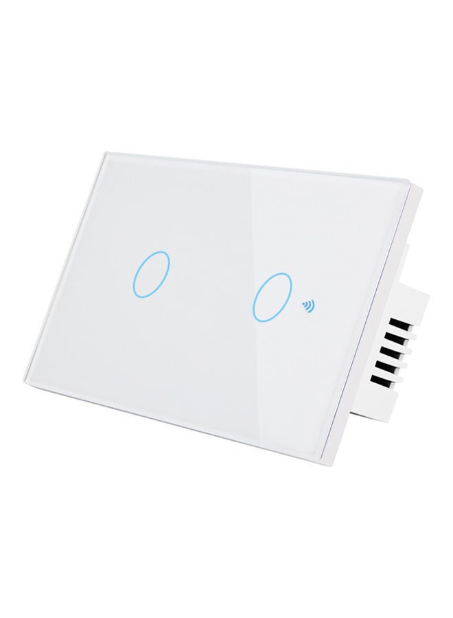 Generic Smart Switch With 2 Gang White 