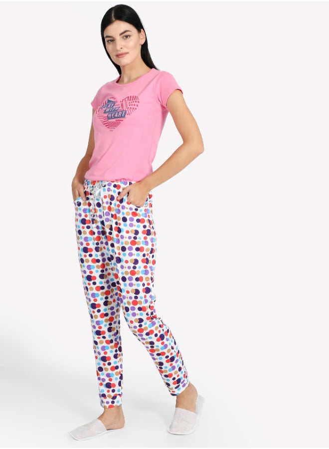 Miss Penny - Mid-Rise Casual Pyjama Bottoms Multicolour - Image 1