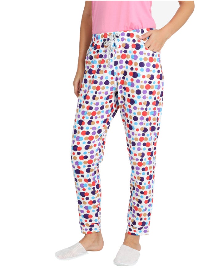 Miss Penny - Mid-Rise Casual Pyjama Bottoms Multicolour - Image 1
