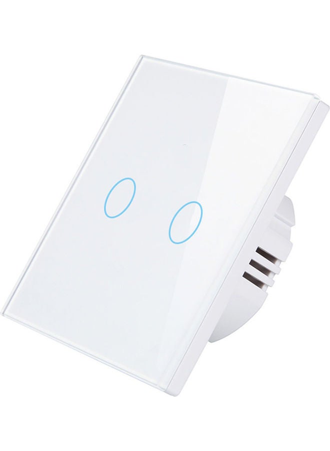 Generic Smart Switch With 2 Gang White 