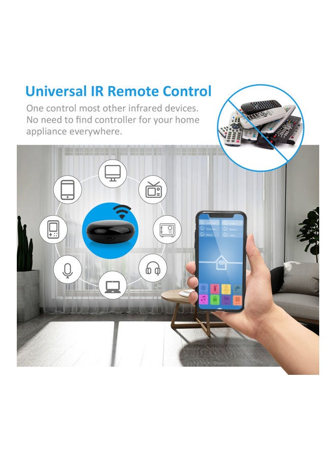 WiFi Smart IR Controller Home Control Black - Image 5