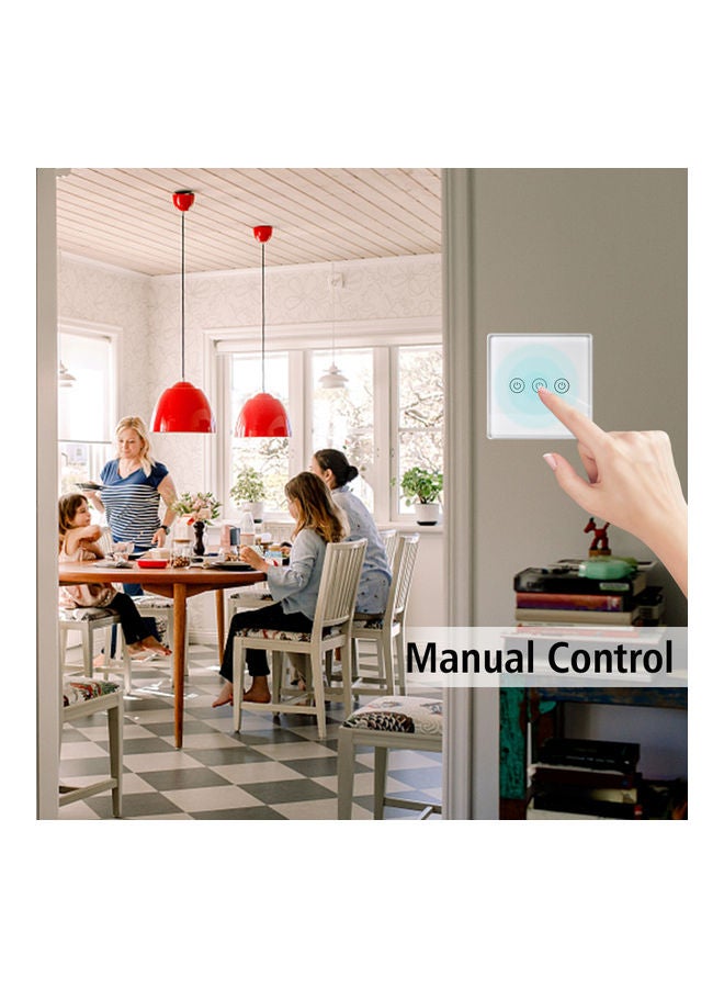 Wi-Fi Smart Touch Light Switch White - Image 3