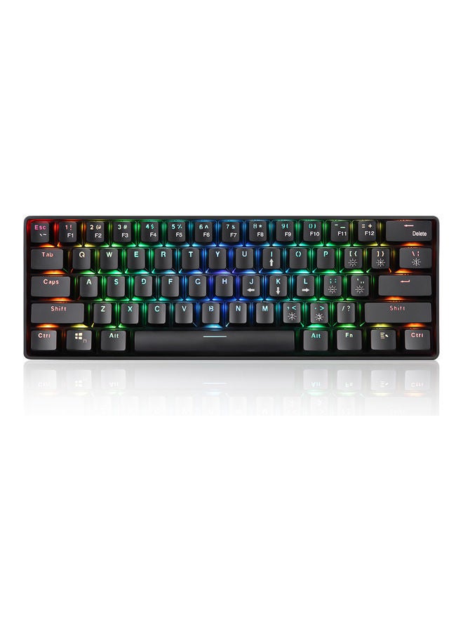 Mechanical Wireless Keyboard Black - Image 1