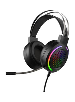 USB7.1 Wired Headset With Noise Reduction Black
