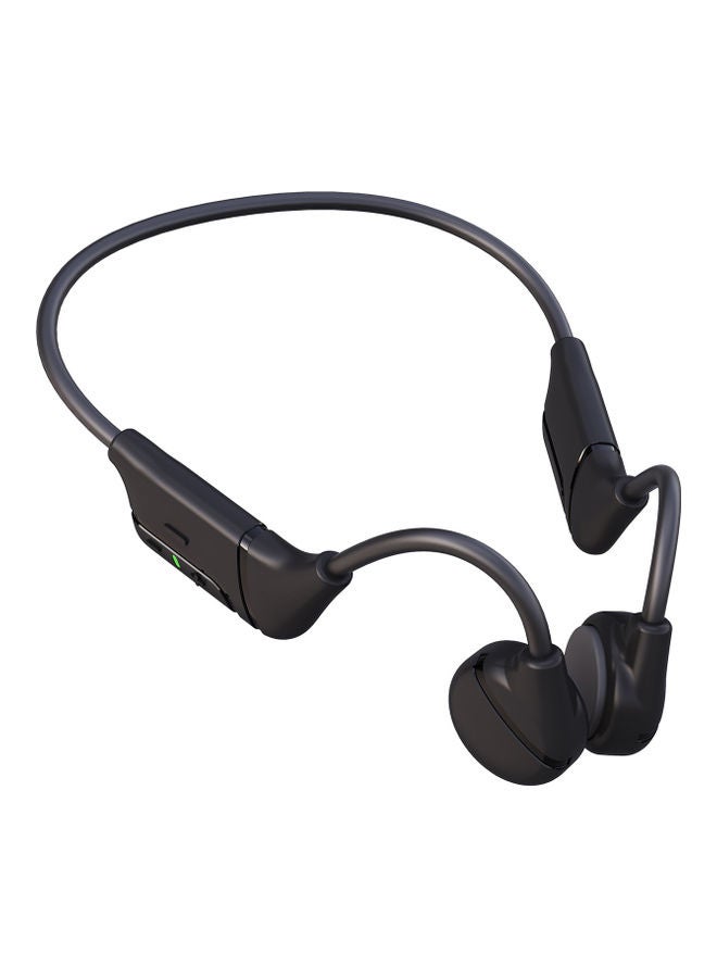 Bone Conduction Bluetooth Headset With Microphone Black - Image 1