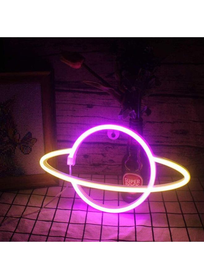 XiuWoo Planet Neon Light Pink/Yellow - Image 1