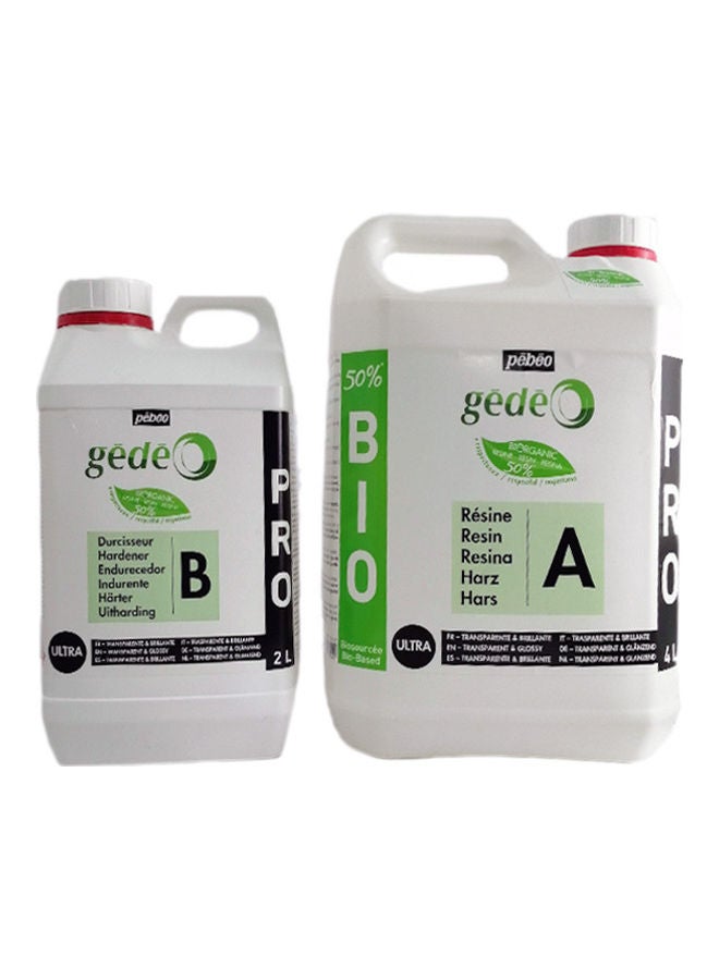 بيبيو طقم راتنج بايو آرت سعة 6 لتر شفاف - Image 1