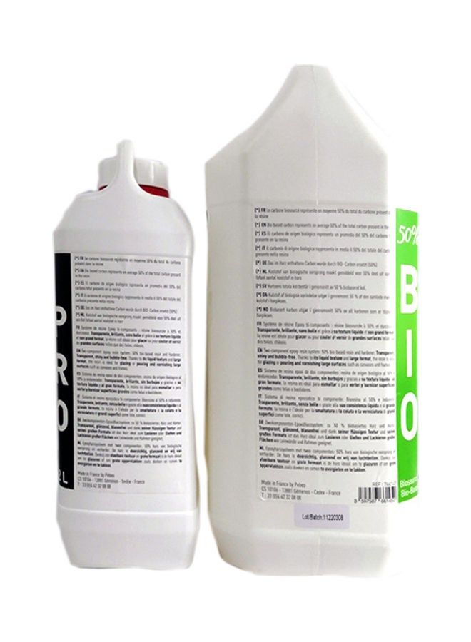 بيبيو طقم راتنج بايو آرت سعة 6 لتر شفاف - Image 2