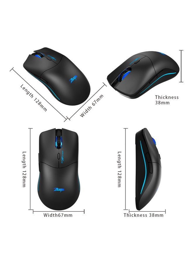 زيلوتس ماوس ألعاب لاسلكي أسود - Image 4