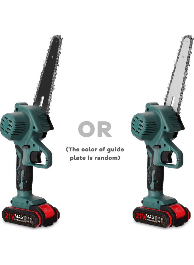 6-Piece Electric Chain Saw Set Blue/Black/Red  - Image 4