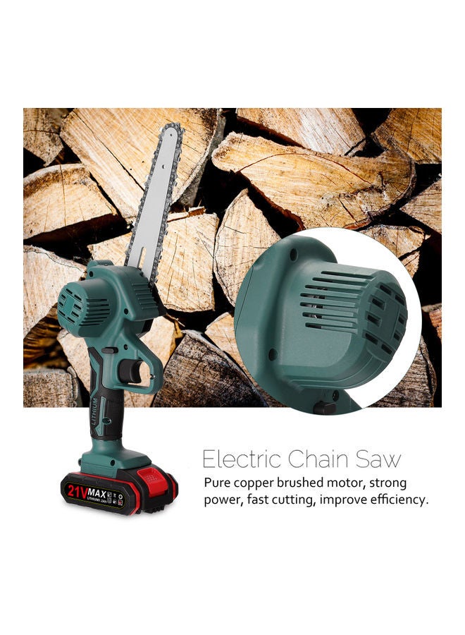 6-Piece Electric Chain Saw Set Blue/Black/Red  - Image 5