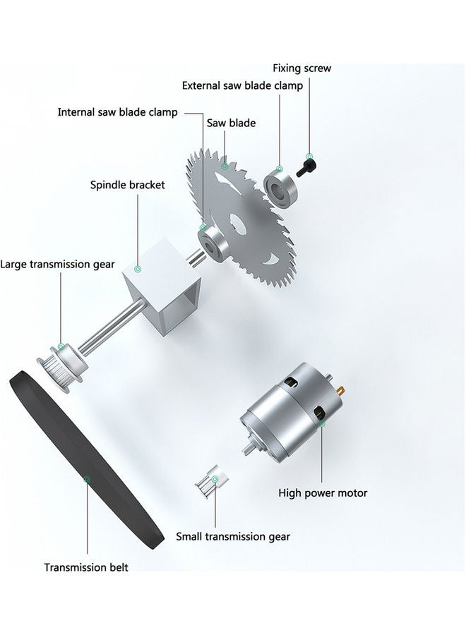 Power Liftable Small Saw Set Multicolour  - Image 2
