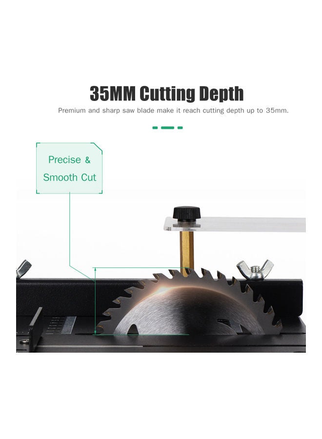 Multi-Functional Table  Electric Saw With Accessories Black - Image 5