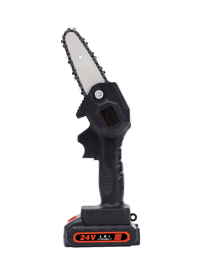 6-Piece Electric Chain Saw Set Black/Silver/Red - Image 4