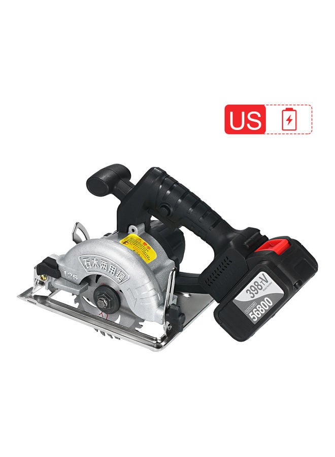 Cordless Circular Electric Saw Black/Silver - Image 2
