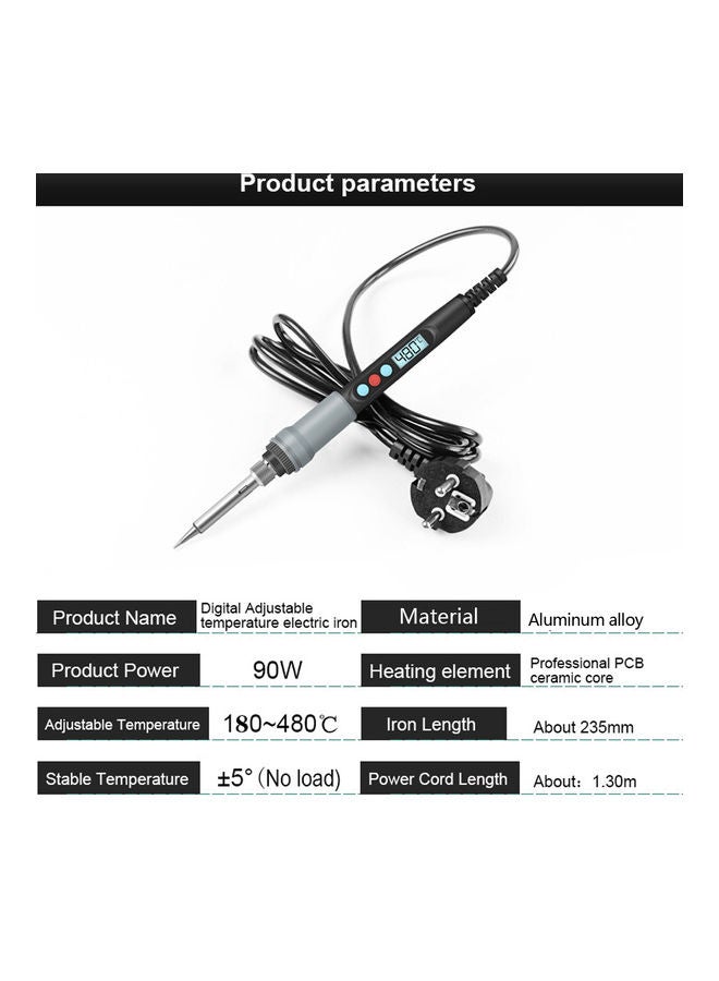 Electric Soldering Iron Black/Grey - v1626861414/N49331415A_2