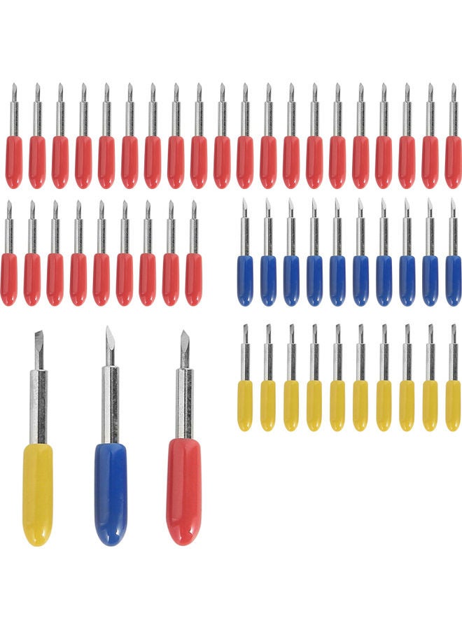 Generic 50-Piece Replacement Cricut Cutting Blade Set Multicolour  - Image 1