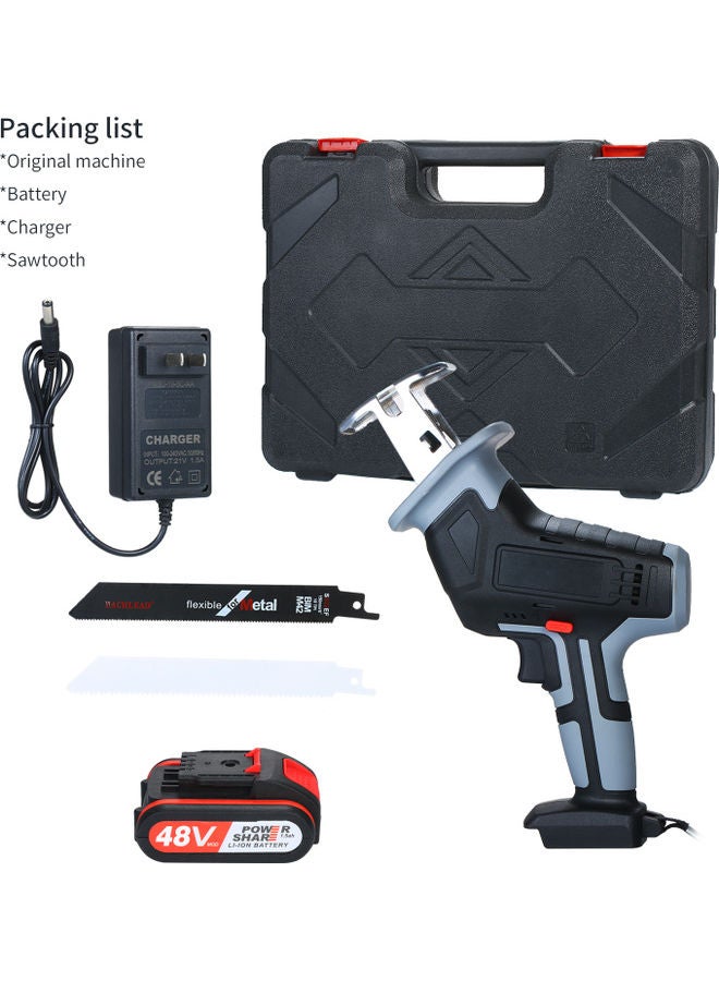 Electric Reciprocating Saw With Accessories Multicolour - Image 2