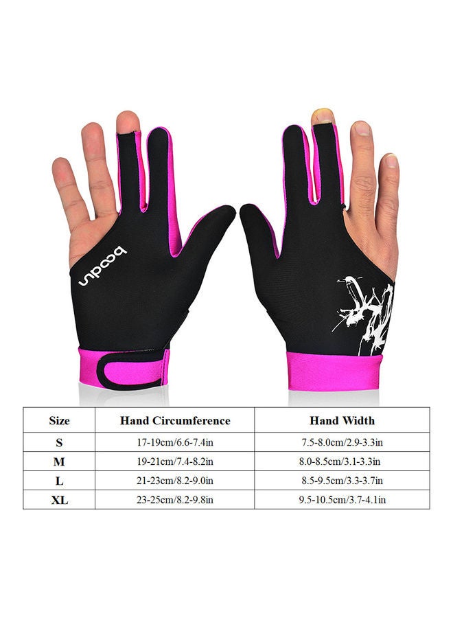 BOODUN 1-Pair Of Three Finger Billiard Glove - Image 2