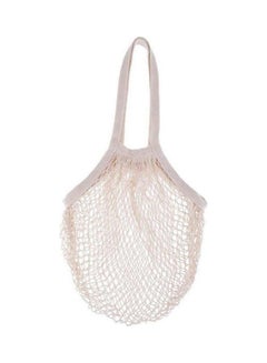 Generic Cotton Mesh Tote Bags White 14x1.50x13cm  - Image 1