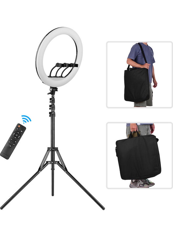 LED Photography Ring Light Set White  - Image 1