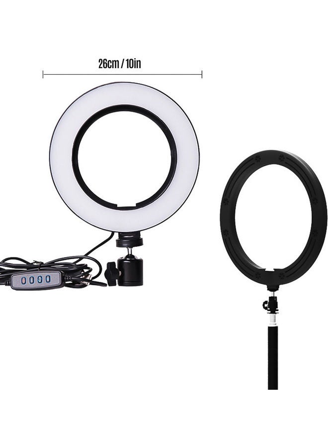 LED Ring Light With Tripod Stand Warm/Soft/White - Image 3