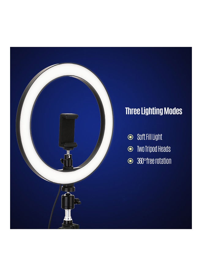 LED Ring Light With Tripod Stand Warm/Soft/White - Image 5