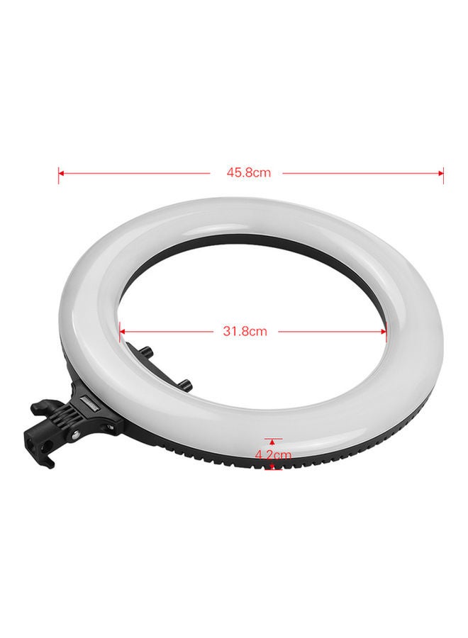 LED Video Ring Light With Accessories White  - Image 2