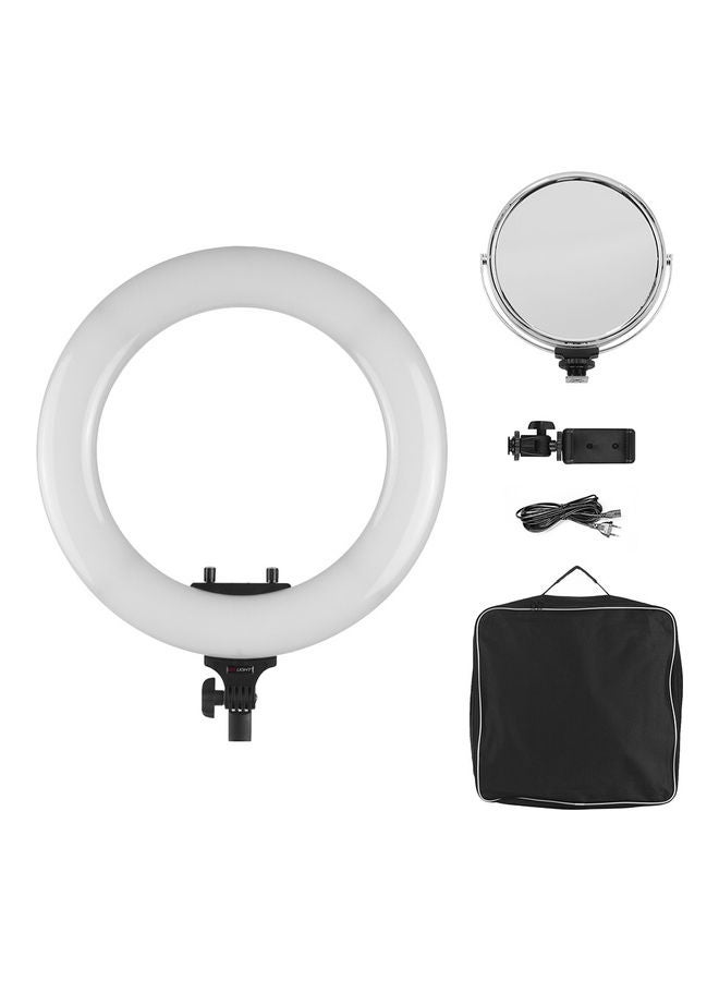 LED Video Ring Light With Accessories White  - Image 5