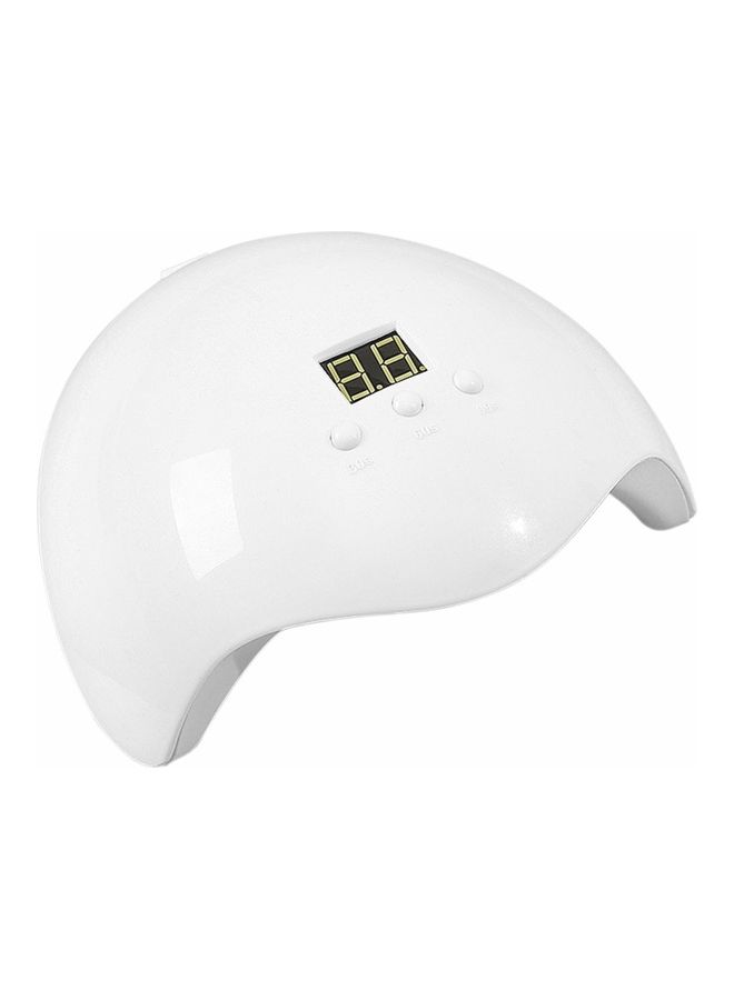 LED UV Lamp Nail Polish Dryer White - Image 1