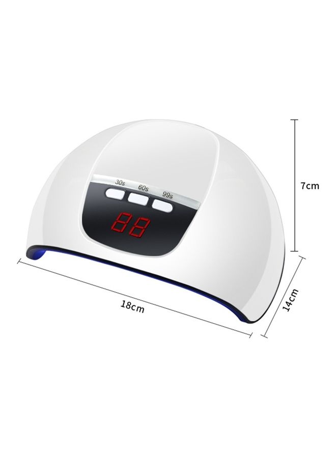 مجفف طلاء أظافر صغير ومحمول أبيض - Image 3