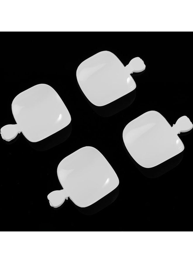 طقم أظافر اصطناعية لأصابع القدم مكون من 500 قطعة أبيض - Image 5