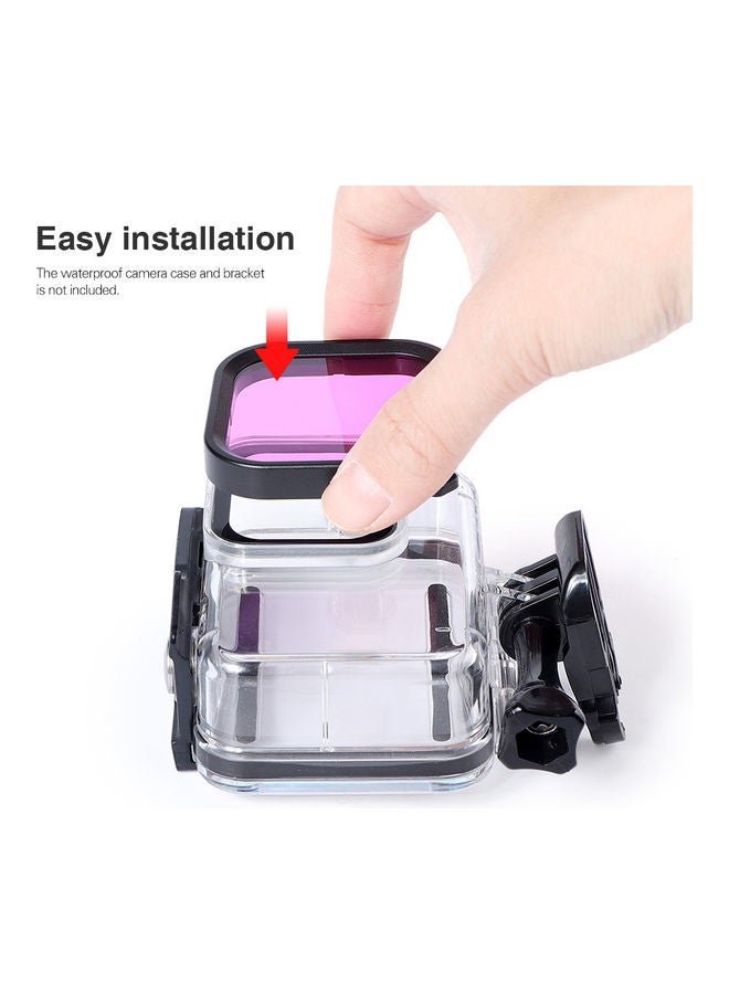 3-Piece Underwater Filter Lenses Kit Multicolour  - Image 2