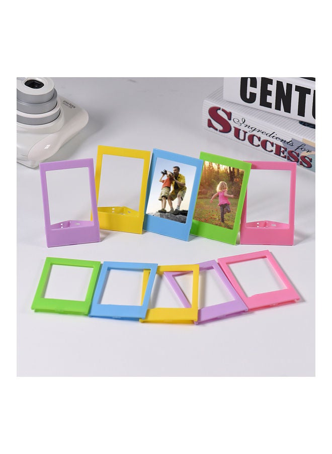 10-Piece Mini Plastic Table Photo Frame For Fujifilm Instax Mini Multicolour  - Image 4