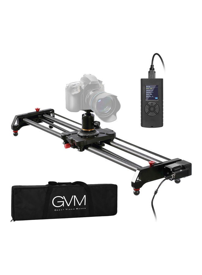 GVM - Motorized Photography Camera Slider Track Black/Sliver - Image 1