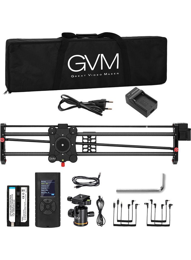 GVM - Motorized Photography Camera Slider Track Black/Sliver - Image 1