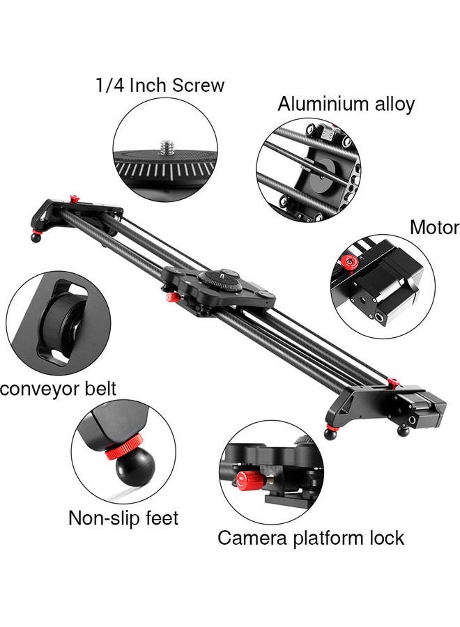 GVM - Motorized Photography Camera Slider Track Black/Sliver - Image 1